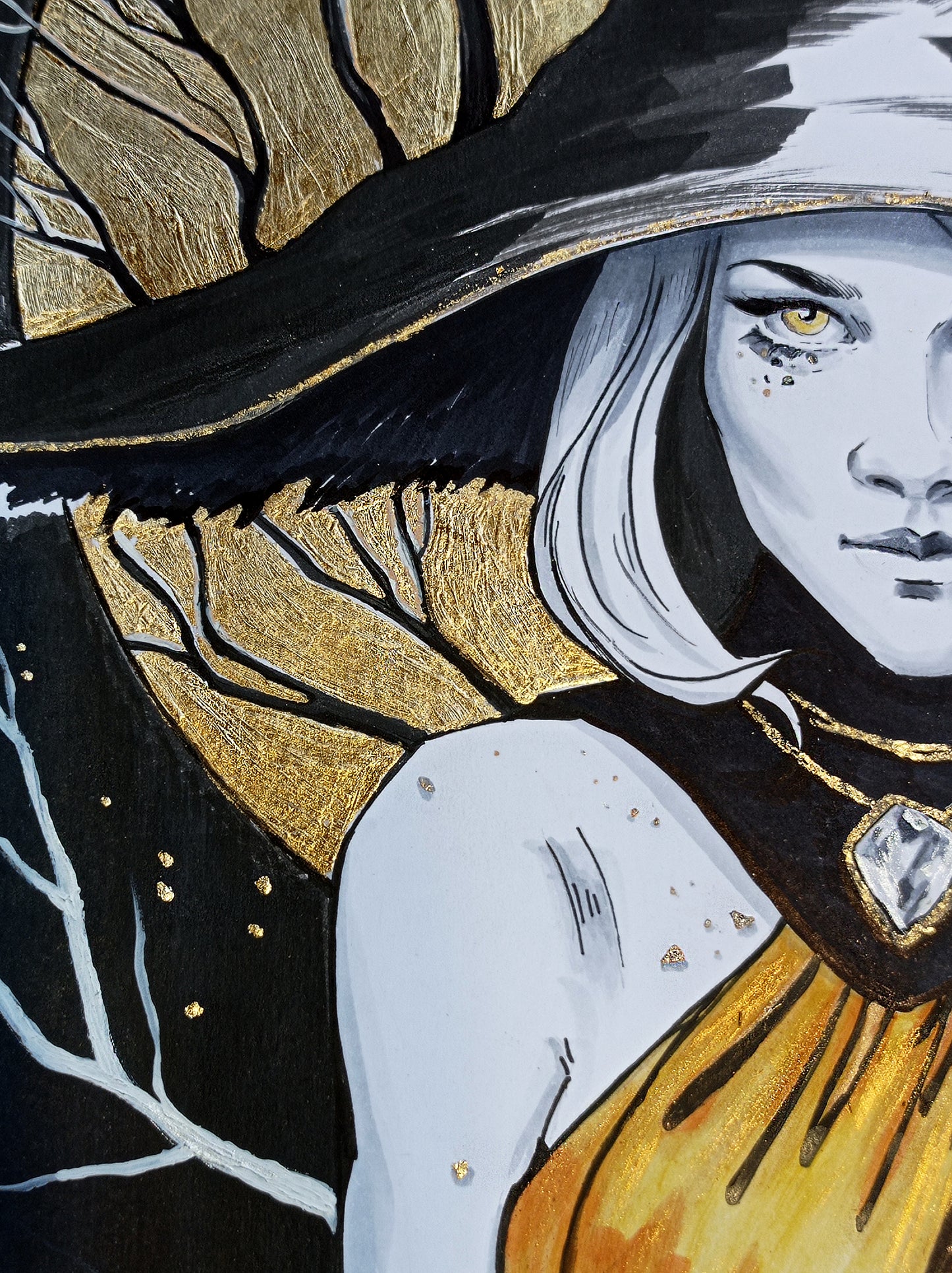 "Halloween Witch" | ORIGINAL DRAWING