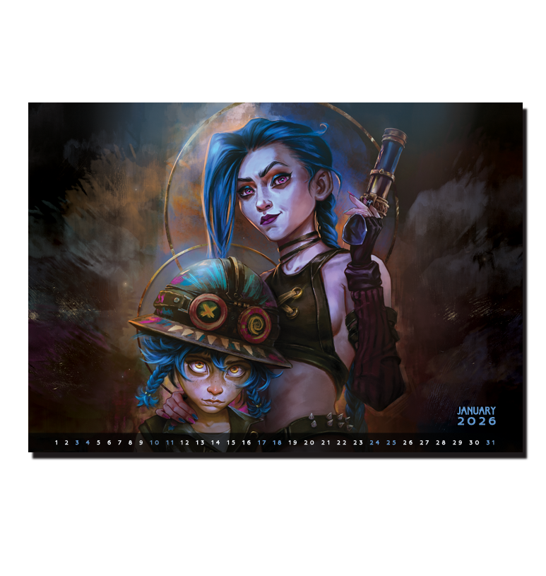 "WILD RUNE" | 2026 ART CALENDAR (pre-order)