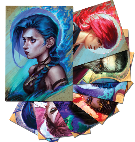 "Fractures" | 8 PIECES CARD SET