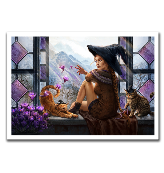"Witch of the Crocus Valley" | PRINT