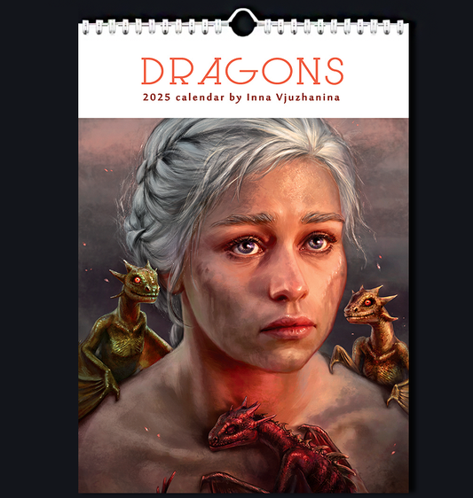 "DRAGONS" | 2025 ART CALENDAR (pre-order)