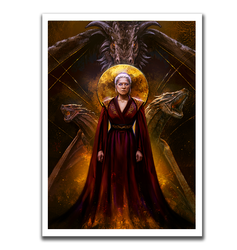 "Fire and Blood" | PRINT