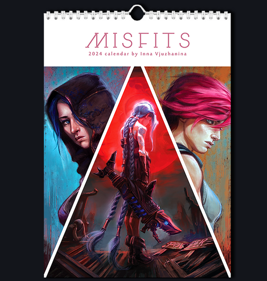 "Misfits" | 2024 ART CALENDAR