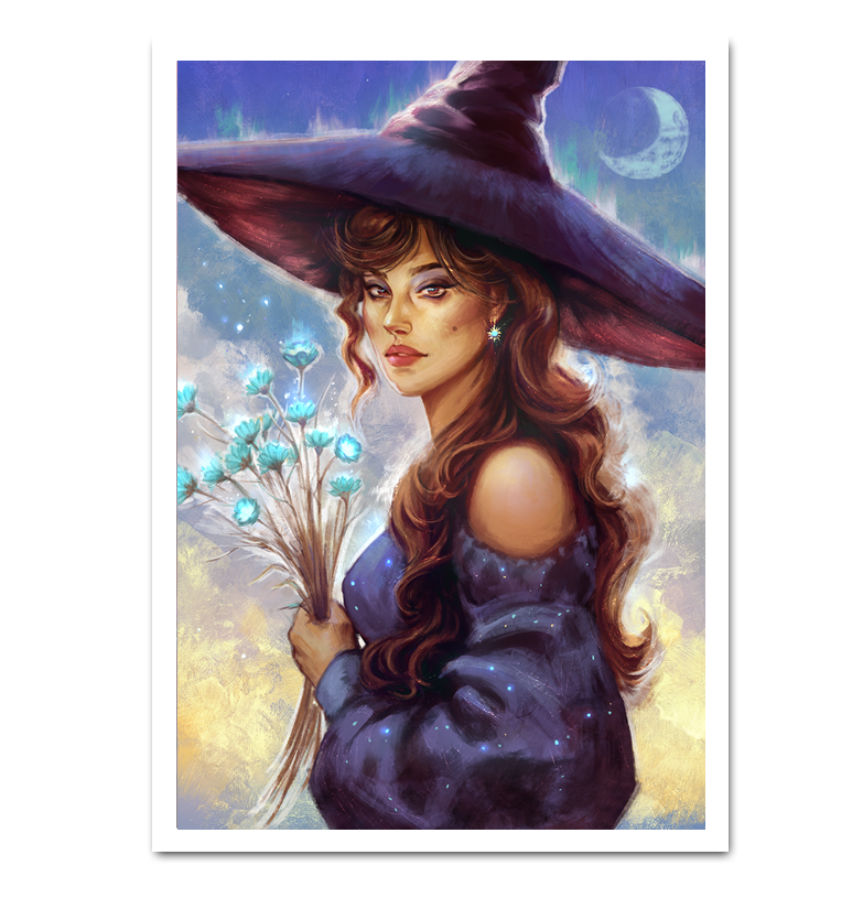 "Moonflower Witch" | PRINT