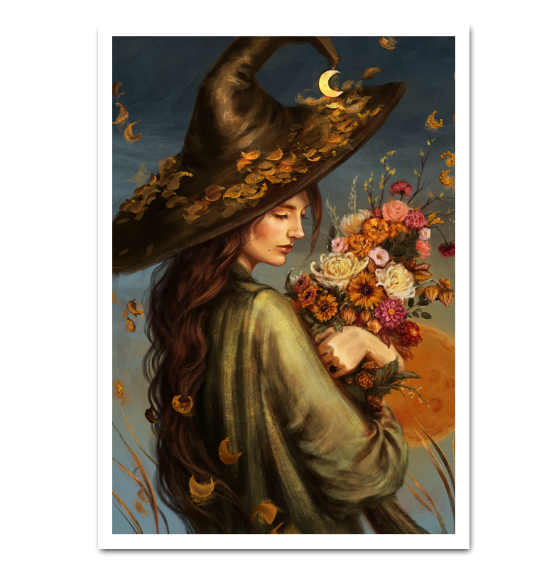 "Witch of the Last Blooms" | PRINT