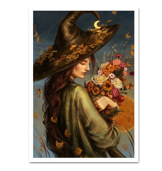"Witch of the Last Blooms" | PRINT