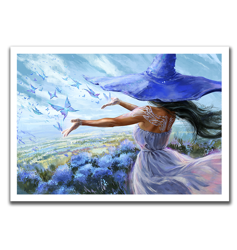 "Witch of the Meadow Breeze" | PRINT