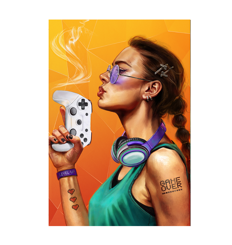 "Gamer Girl" | PRINT