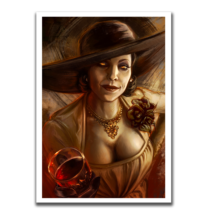 "Lady Dimitrescu" PRINT Vjuzhanina Inna